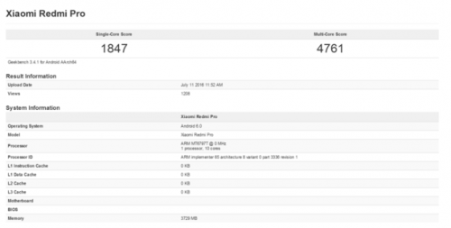 Smartphone Xiaomi dengan Helio X25 Muncul di Geekbench 1 Smartphone Xiaomi dengan Helio X25 Muncul di Geekbench