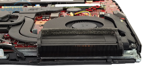 Review Notebook Gaming: ASUS ROG GX700 5 ASUS ROG GX700 GPU Cooler - Heatsink Fins