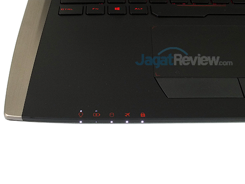 Review Notebook Gaming: ASUS ROG GX700 23 ASUS ROG GX700 Indicator Lamps