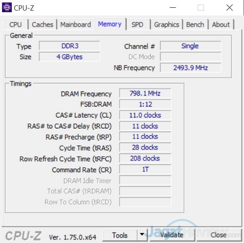 Review Notebook Lenovo Yoga 700 3 CPUZ Memory