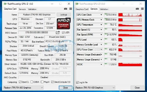 Review VGA Card PowerColor Red Devil Radeon RX 480 8GB 2 GPUZ_Polor_480ReddevilLastEcoBios
