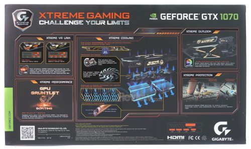 Review Gigabyte GTX 1070 Xtreme Gaming 4 Gigabyte GTX 1070 Xtreme Gaming 3