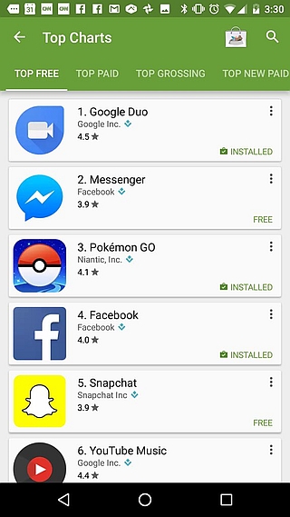 Kalahkan Pokemon Go dan Facebook Messenger, Google Duo Kini Terpopuler di Playstore 1 Kalahkan Pokemon Go dan Facebook Messenger, Google Duo Kini Terpopuler di Playstore