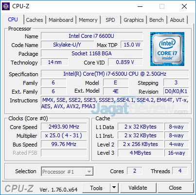 Review HP Spectre 13-v022TU: Tertipis dan Kencang 3 HP Spectre 13-v022TU CPUZ 02