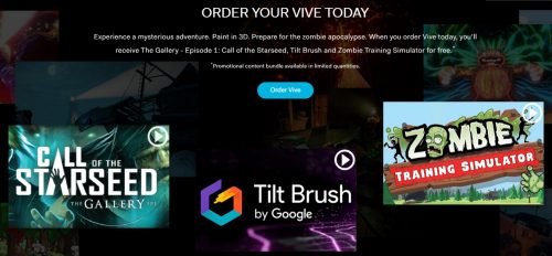 HTC Gratiskan 3 Game VR untuk Pengguna Baru Vive 3 HTC vive