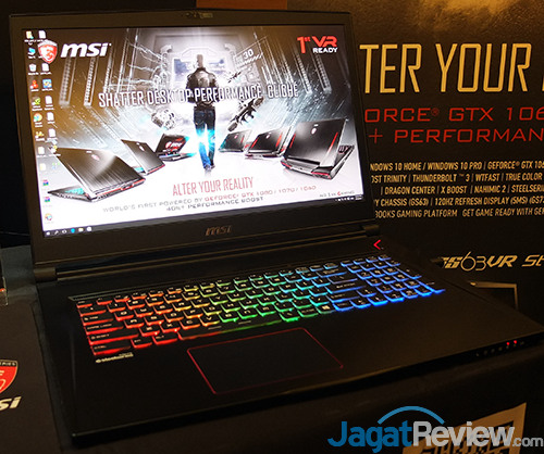MSI Hadirkan Notebook dengan Performa Gaming Setara PC Desktop di Indonesia 5 MSI GS73VR Stealth Pro