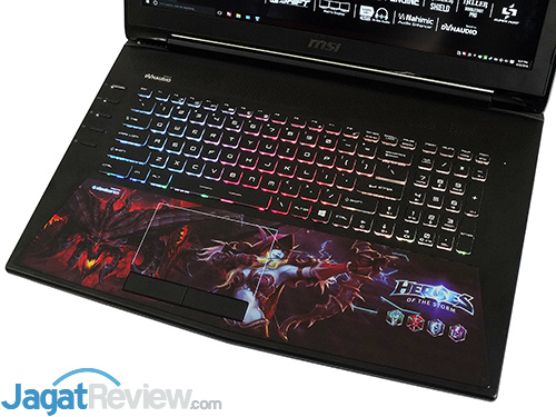 MSI GT72S 6QE Keyboard & Touchpad