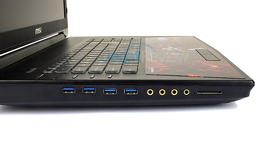 MSI GT72S 6QE Left Side
