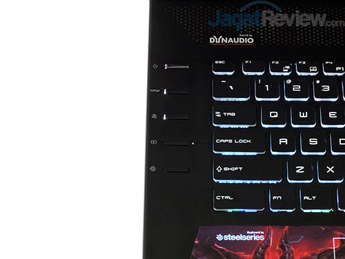 MSI GT72S 6QE Operational Buttons