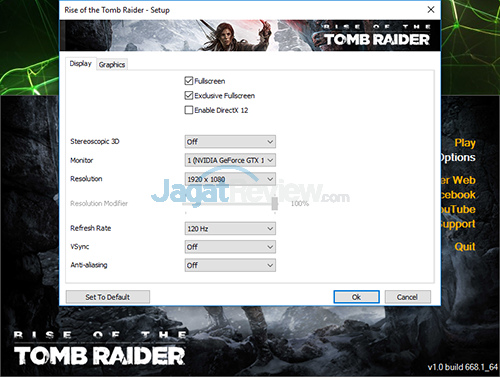 Uji Singkat Performa VGA NVIDIA GeForce GTX 1070 (Notebook) 10 NVIDIA GTX 1070 (Notebook) ROTTR VH Setting 01