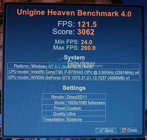 Uji Singkat Performa VGA NVIDIA GeForce GTX 1070 (Notebook) 8 NVIDIA GTX 1070 (Notebook) UH4