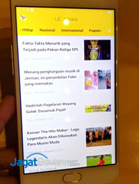 UCWeb Luncurkan Layanan Baru UC News 1 UC News Interface