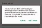 Ini Dia Cara Amankan WhatsApp dari Sharing Data ke Facebook 19 whatsapp share account info 1