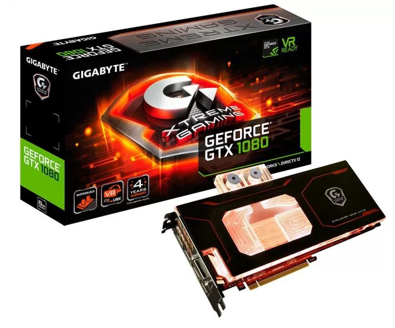 Gigabyte Perkenalkan Varian Baru GTX 1080 Extreme Waterforce 10 Watrer force 4