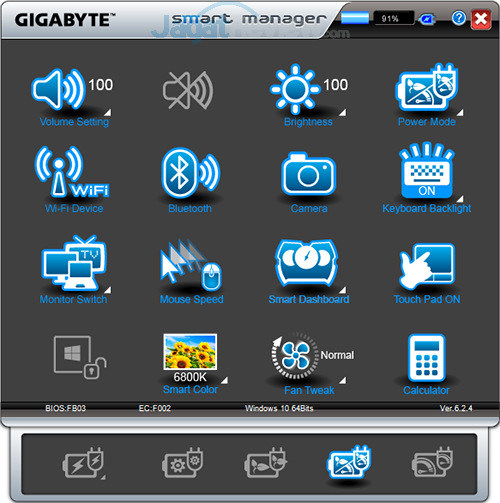 Review Notebook Gaming: Gigabyte P55W v6 3 gigabyte-p55w-v6-smart-manager-03