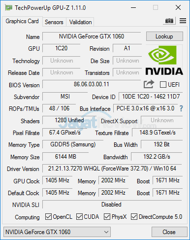 Review VGA Notebook: NVIDIA GeForce GTX 1060 6 GB GDDR5 5 nvidia-gtx-1060-6-gb-nb