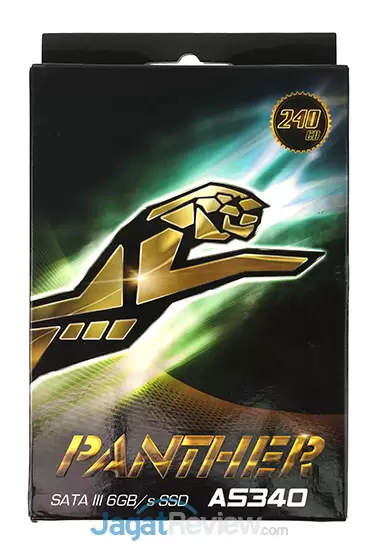 Review SSD Apacer Panther AS340 240 GB 2 Box tampak depan