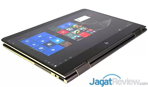 Review Notebook Convertible: HP Spectre x360 13 (2016) 2 HP Spectre x360 13 Kaby Lake Tablet Mode