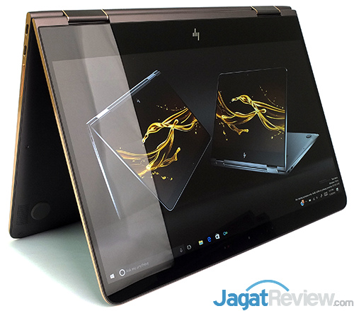 Review Notebook Convertible: HP Spectre x360 13 (2016) 6 hp-spectre-x360-13-kaby-lake-tent-mode