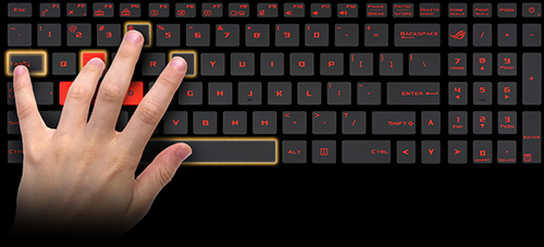 5 Tren Notebook Gaming Masa Kini 7 ASUS Keyboard