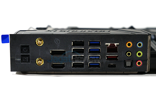 ASUS ROG Maximus IX Formula Backpanel IO Ports