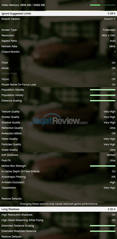 Review Notebook Gaming: MSI GT73VR 6RE Titan 19 MSI Vortex G65VR 6RE SLI GTAV Setting 1080P
