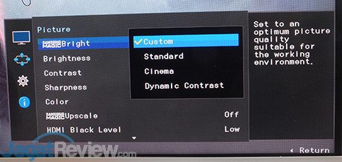 Hands-On Review Monitor: Samsung C27F591 8 Samsung LC27F591FDNXZA Menu 08