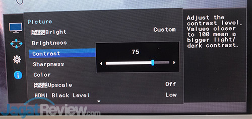 Hands-On Review Monitor: Samsung C27F591 10 Samsung LC27F591FDNXZA Menu 10