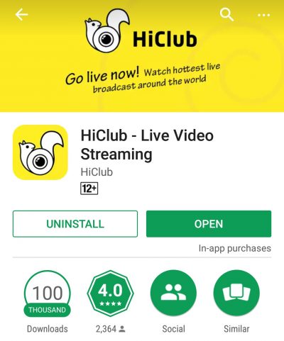 HiClub: Platform Mobile Live Streaming dari CliponYu 3 hiclub2