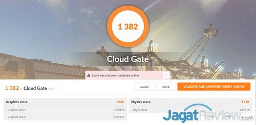 Review Tablet 2-in-1 Chuwi Hi10 Plus 14 3DMark - Cloud Gate R