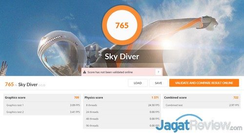 Review Tablet 2-in-1 Chuwi Hi10 Plus 13 3DMark - Sky Diver R