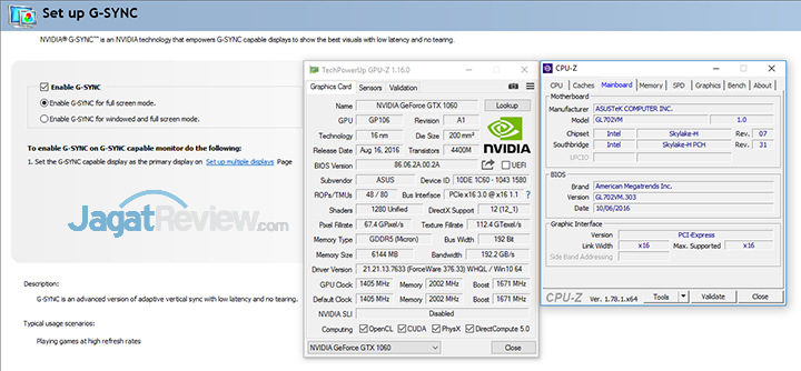 Review Notebook Gaming: ASUS ROG STRIX GL702VM G-SYNC 5 ASUS ROG STRIX GL702VM G-SYNC