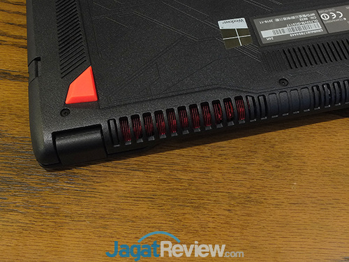 Review Notebook Gaming: ASUS ROG STRIX GL702VM G-SYNC 18 ASUS ROG STRIX GL702VM Ventilation - Left