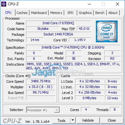 Gigabyte P35X v6 CPUZ 01