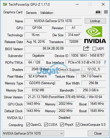 Gigabyte P35X v6 GPUZ 01