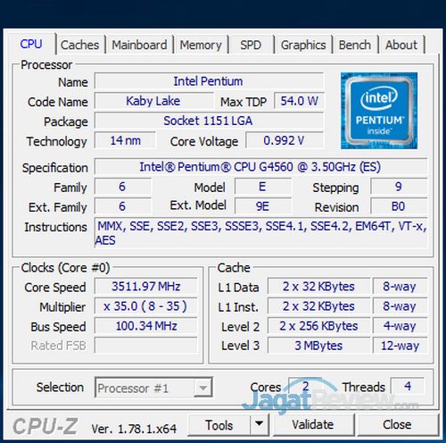 Preview: Prosesor Intel Pentium G4560 2 cpu-3513