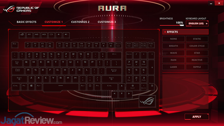 Review Notebook Gaming: ASUS ROG GX800VH 27 ASUS ROG GX800 Aura 10