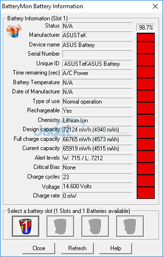 Review Notebook Gaming: ASUS ROG GX800VH 3 ASUS ROG GX800 Battery