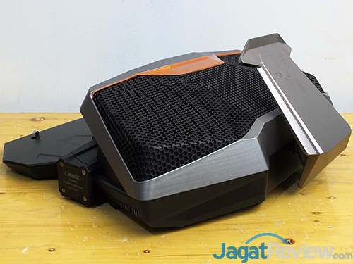 Review Notebook Gaming: ASUS ROG GX800VH 2 ASUS ROG GX800 Docking - Rear