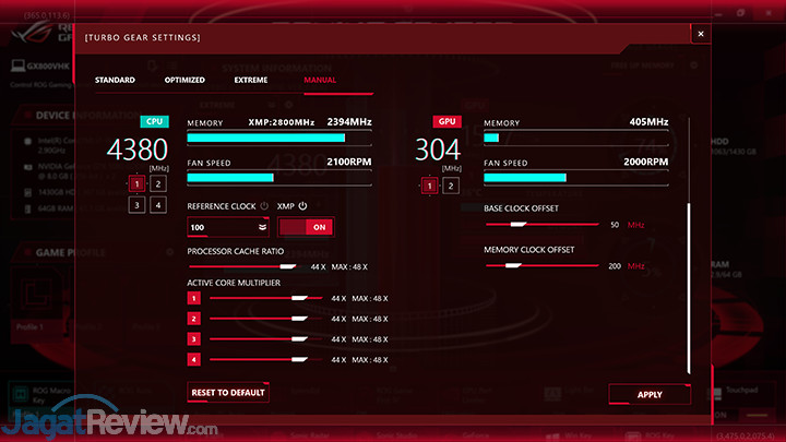 Review Notebook Gaming: ASUS ROG GX800VH 8 ASUS ROG GX800 Gaming Center 08