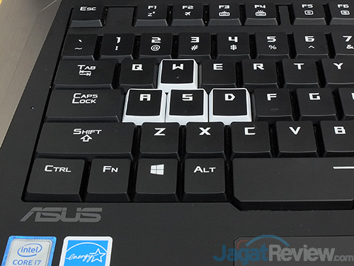 Review Notebook Gaming: ASUS ROG GX800VH 15 ASUS ROG GX800 Keyboard - ASDW Keys
