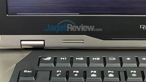 Review Notebook Gaming: ASUS ROG GX800VH 20 ASUS ROG GX800 Speaker (LCD) - Left