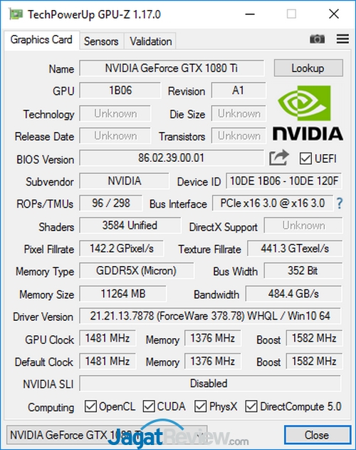 Review VGA Card: NVIDIA GeForce GTX 1080 Ti 'Founders Edition' 3 GPUZ 1_WM