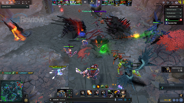 Review Notebook Convertible: HP Spectre x360 13 (2016) 17 HP Spectre x360 13 (KL) DOTA2 03