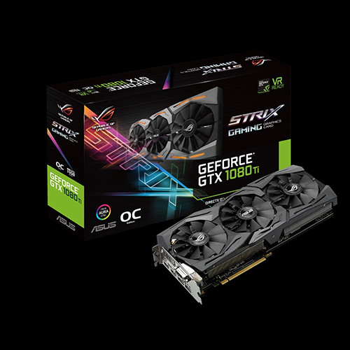 Parade VGA NVIDIA GeForce GTX 1080 Ti 4 ASUS ROG STRIX GTX 1080 Ti OC - Gaming 1569 1683 11010 OC 1594 1683 11100