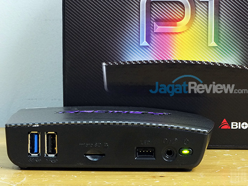 Review Mini PC Desktop: Biostar Racing P1 5 Biostar P1 Racing Front Side