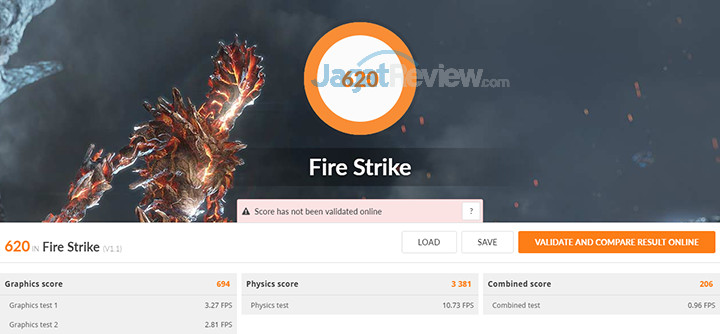 Dell Inspiron 11 3179 3DMark Fire Strike