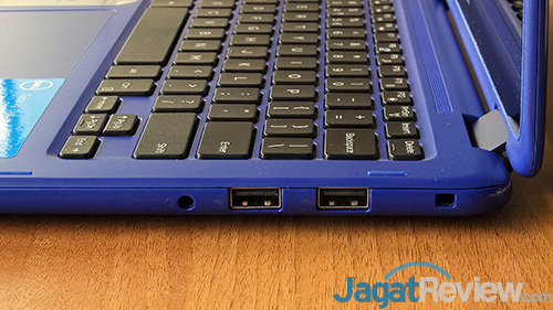 Review Notebook 2-in-1: Dell Inspiron 11 3179 11 Dell Inspiron 11 3179 Right Connectors