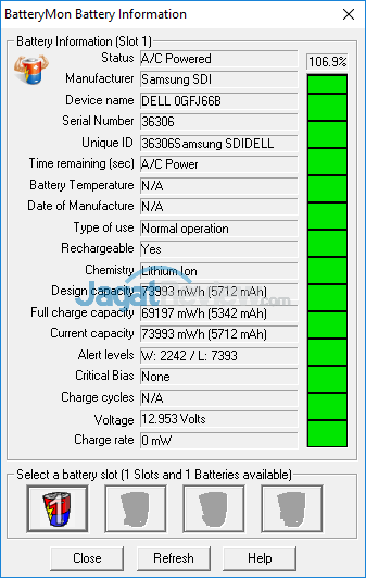 Review Notebook Gaming: Dell Inspiron 15 Gaming 7567 2 Dell Inspiron 15 Gaming 7567 Battery Info