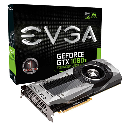 Parade VGA NVIDIA GeForce GTX 1080 Ti 6 EVGA GTX 1080 Ti FE - 1480 1582 11010